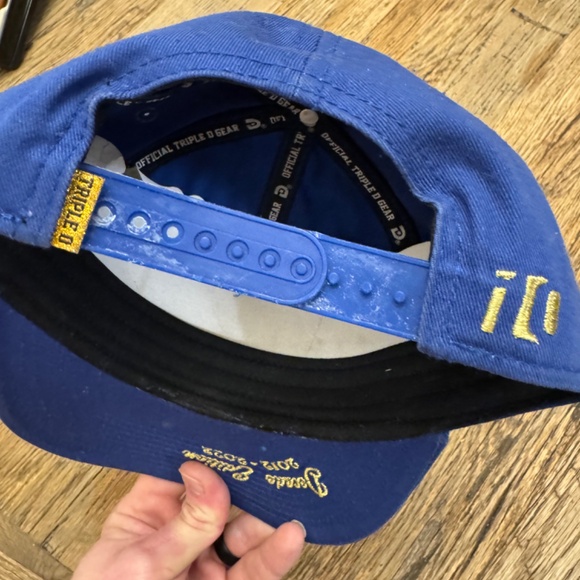 Triple D Dallas Blue and White Decades Edition Preowned OSFM Ball Cap Hat - Picture 3 of 5